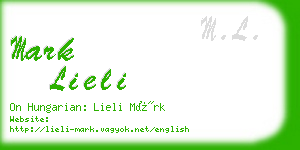 mark lieli business card